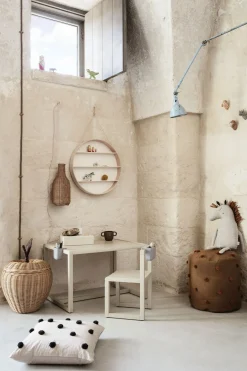 Patere Animal Bois / - Sculpte Main - Ferm Living