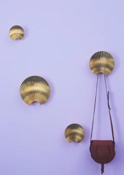 Patere Concha Metal/ H 19,5 Cm - Aytm
