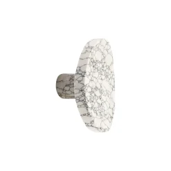 Patere Crackle Materiau Composite Blanc / 7 X 4.5 Cm - & Klevering