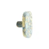 Patere Crackle Materiau Composite Jaune / 7.5 X 4 Cm - & Klevering