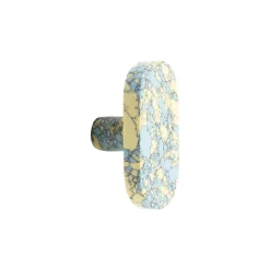 Patere Crackle Materiau Composite Jaune / 7.5 X 4 Cm - & Klevering
