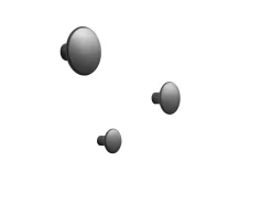 Patere The Dots Metal Metal/ Large - O 5 Cm - Muuto