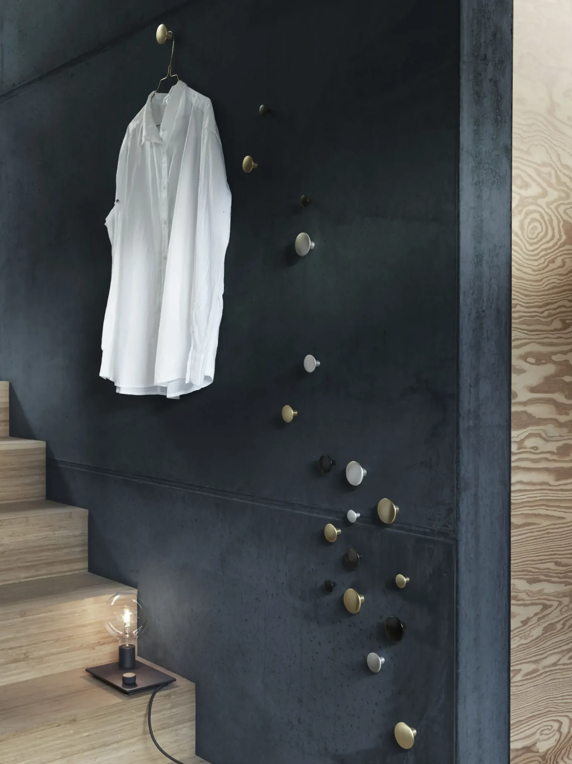 Patere The Dots Metal Metal/ Large - O 5 Cm - Muuto
