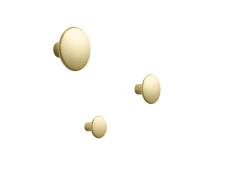 Patere The Dots Metal Or Metal / Large - O 5 Cm - Muuto