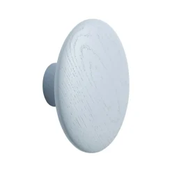 Patere The Dots Wood Bois Bleu / Medium - O 13 Cm - Muuto