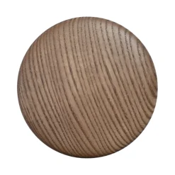 Patere The Dots Wood Bois Marron / Medium - O 13 Cm - Muuto