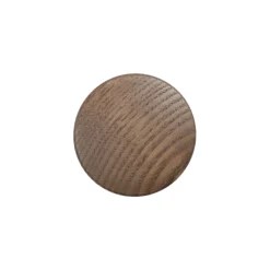 Patere The Dots Wood Bois Marron / Xsmall - O  6,5 Cm - Muuto