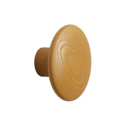 Patere The Dots Wood Bois Orange Marron / Small - O 9 Cm - Muuto