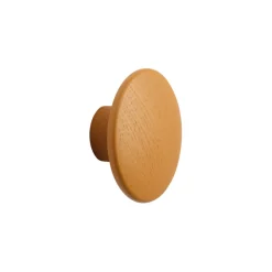 Patere The Dots Wood Bois Orange Marron / Xsmall - O 6,5 Cm - Muuto