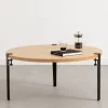 Pied Avec Fixation Etau Metal Noir / H 43 Cm - Pour Creer Tables Basse & Banc - Tiptoe