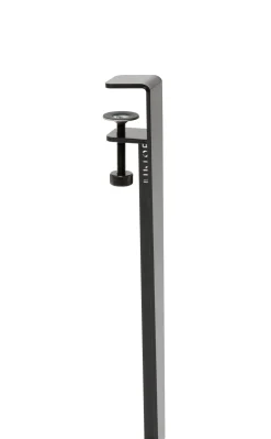 Pied Avec Fixation Etau Metal Noir / H 43 Cm - Pour Creer Tables Basse & Banc - Tiptoe