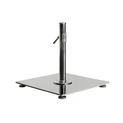 Pied De Parasol The Classic Gris Argent Metal / 16 Kg - Pour Mat De 2,5 A 3,8 Cm - Business & Pleasure