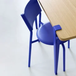 Pied Tiptoe X Klein Blue® Edition Limitee Metal Bleu H 75 Cm / Fixation Etau - Pour Creer Table & Bureau - Tiptoe