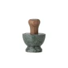 Pilon Et Mortier Banou Pierre Vert / Marbre - Bloomingville