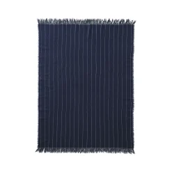 Plaid Battus Tissu Bleu / 130 X 185 Cm - Menu