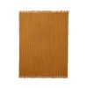 Plaid Battus Tissu Jaune / 130 X 185 Cm - Menu