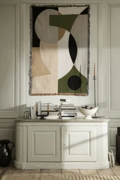 Plaid Entire Tissu/ Tapisserie Murale - 120 X 170 Cm - Coton - Ferm Living