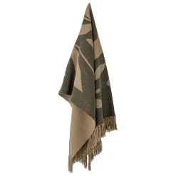 Plaid Geneva Tissu Vert / 160 X 130 Cm - Coton Recycle - Bloomingville
