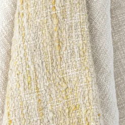 Plaid Giuliana Tissu Beige / 150 X 125 Cm - Bloomingville