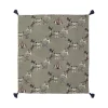 Plaid Loome Tissu/ Jete De Lit - 160 X 130 Cm / Coton Recycle - Bloomingville