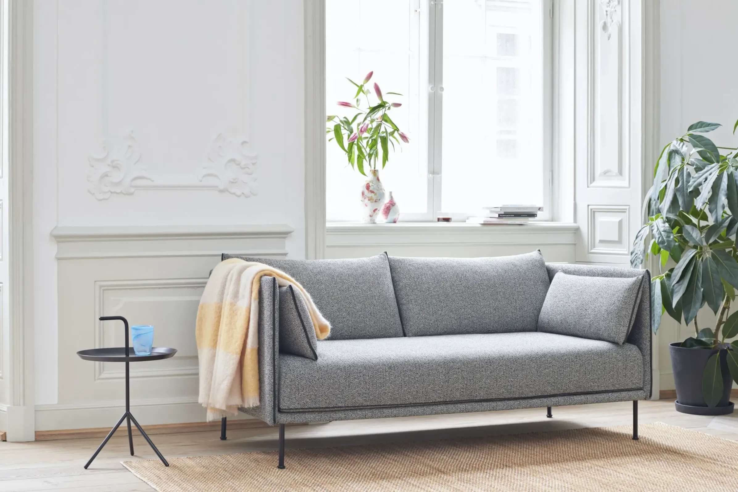 Plaid Mohair Tissu/120 X 180 Cm - Hay