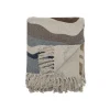 Plaid Stephania Tissu/ 160 X 130 Cm - Coton Recycle - Bloomingville