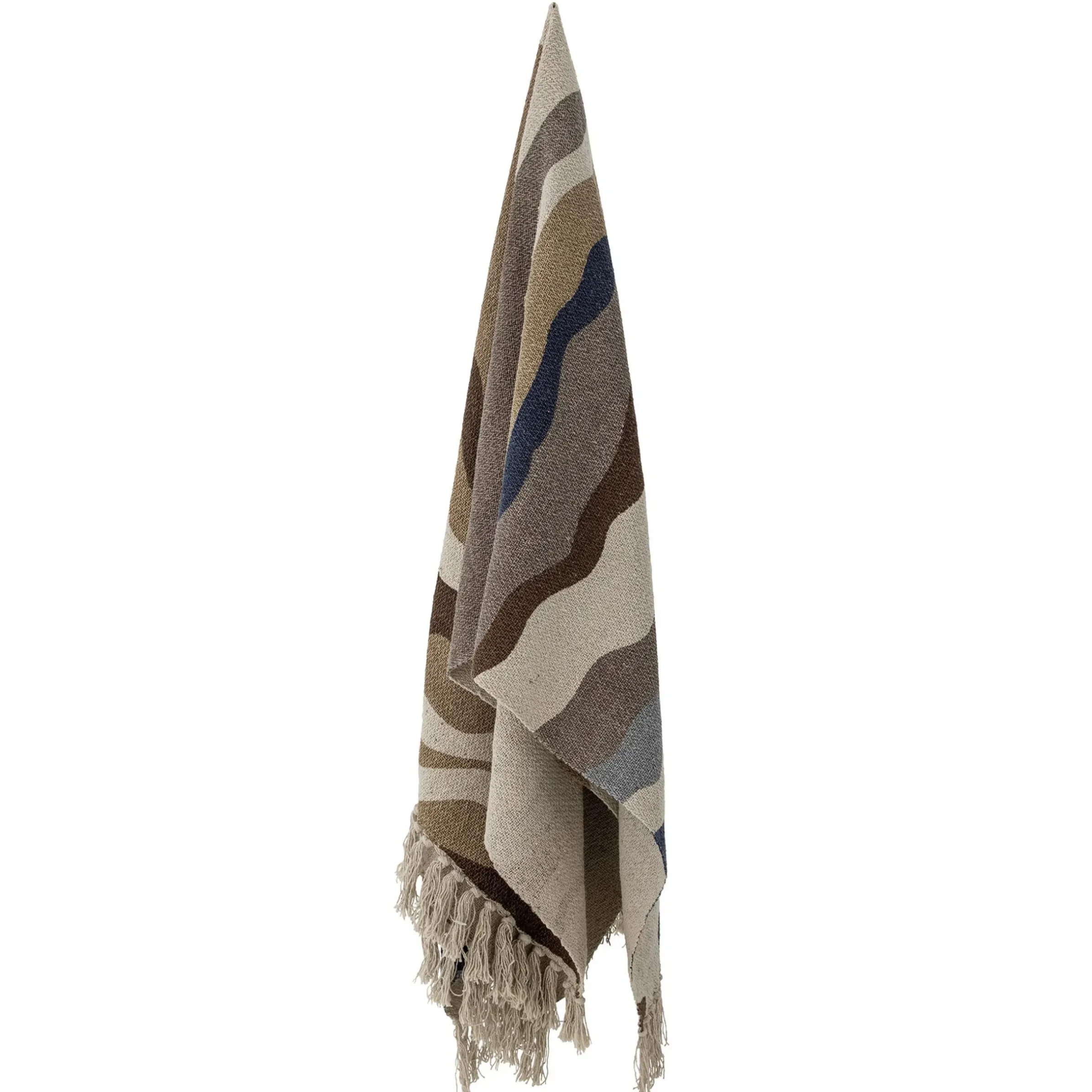 Plaid Stephania Tissu/ 160 X 130 Cm - Coton Recycle - Bloomingville