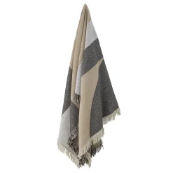 Plaid Tasja Tissu/ 150 X 125 Cm - Coton Recycle - Bloomingville