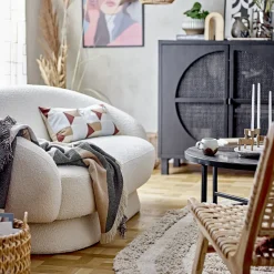 Plaid Tasja Tissu/ 150 X 125 Cm - Coton Recycle - Bloomingville