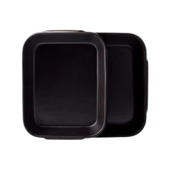 Plat A Gratin Ceramique/ Set De 2 - 26X30 + 21X25Cm / Gres - Malle W. Trousseau