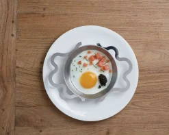 Plat A Oeuf Tegamino Metal / O 17 Cm - Pour Oeuf Au Plat - Alessi