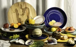 Plat De Service Feast Ceramique Bleu Medium / O 36 X H 6 Cm - Serax