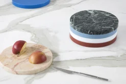 Plateau Five Circles Plastique Pierre / Multifonction - Set De 5 / Marbre & Polyethylene - Valerie Objects