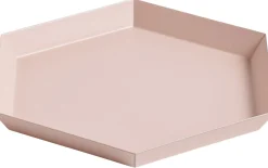 Plateau Kaleido Small Metal Orange / 22 X 19 Cm - Hay