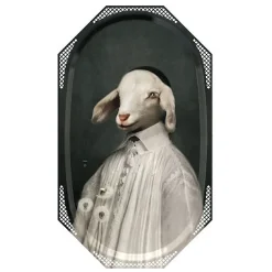 Plateau Le Loup Et L'Plastique / Tableau Mural - Ibride