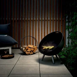 Plateau Nordic Kitchen Ceramique Noir Bois Naturel / O 35 Cm - Eva Solo