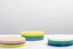 Plateau Re-Circles Plastique/ Set De 3 - Polyethylene Recycle / Edition Limitee - Valerie Objects