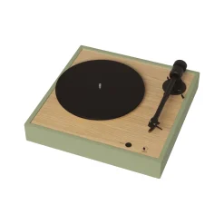Platine Vinyle Square Bois Naturel / Enceinte Haute Fidelite - La Boite Concept