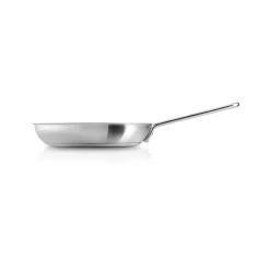Poele Recycled Metal / O 24 Cm - Antiadhesif  - Acier Recycle / Pour Induction - Eva Trio