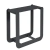 Porte-Buches Nevado Metal Noir / Tabouret - L 60 X H 60 Cm - Fermob