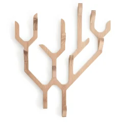Portemanteau Mural Ambroise Bois Naturel / L 56.5 X H 67.7 Cm - Chene - Harto