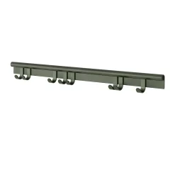 Portemanteau Mural Coil Metal Vert / L 100 Cm - Muuto