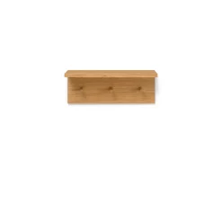 Portemanteau Mural Place Small Bois Naturel / Etagere - L 105 Cm - Ferm Living