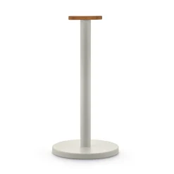 Porte-Rouleau Essuie-Tout Mattina Metal Gris / Acier & Bambou - Alessi