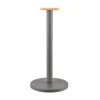 Porte-Rouleau Essuie-Tout Mattina Metal Gris / Acier & Bambou - Alessi