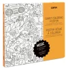 Poster A Colorier Papier Blanc Noir / 100 X 70 Cm - Omy Design & Play