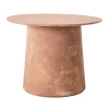 Pot De Fleurs Bulbi Allium Pierre Rouge Marron / Beton / O 65 X H 67 Cm - Ethimo