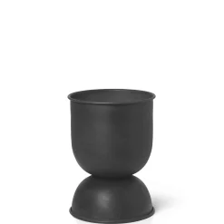 Pot De Fleurs Hourglass Extra Small Metal / Metal - O 21 X H 30 Cm - Ferm Living