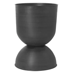 Pot De Fleurs Hourglass Large Metal / Metal - O 50 X H 73 Cm - Ferm Living