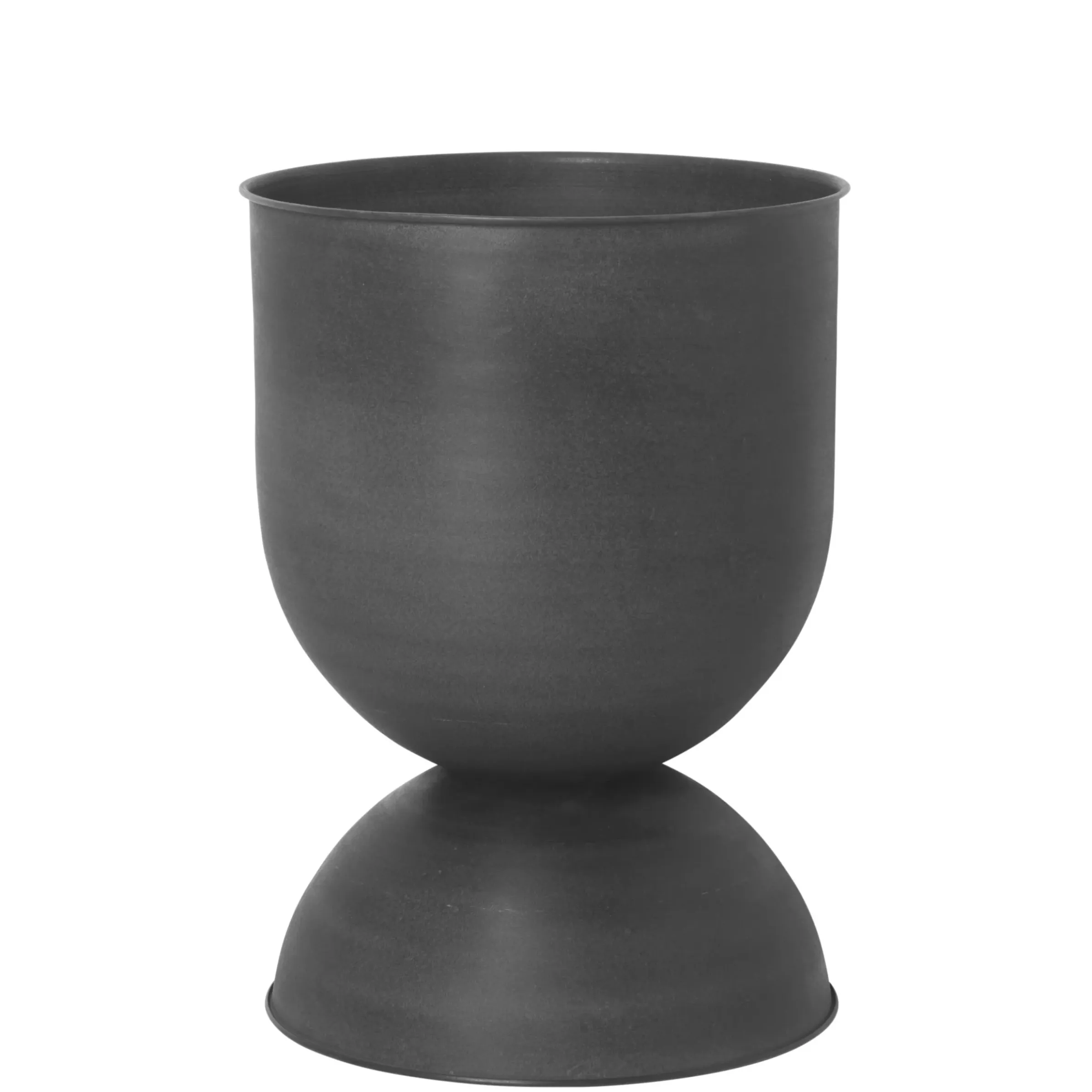 Pot De Fleurs Hourglass Mediuml Metal / Metal - O 41 X H 59 Cm - Ferm Living